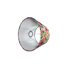 Empire Bloom Lampshade - Floral Fabric Lampshade for Bedside & Table Lamps - Rhaa