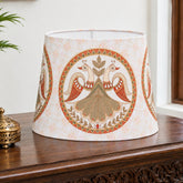 Madhubani Art Conical Lampshade for Table Lamps - Rhaa - Lampshade