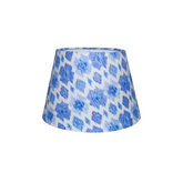 Empire Santorini Lampshade - Handcrafted Cotton Linen Blue Ikat Table Lampshade - Rhaa