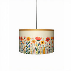 SunKiss Pendant Lamp – Floral Designer Lampshade for Warm, Joyful Spaces - Rhaa