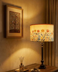 SunKiss Lampshade – Floral Designer Lampshade for Warm, Joyful Spaces - Rhaa -