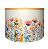 SunKiss Lampshade – Floral Designer Lampshade for Warm, Joyful Spaces - Rhaa -