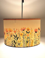 SunKiss Pendant Lamp – Floral Designer Lampshade for Warm, Joyful Spaces - Rhaa -