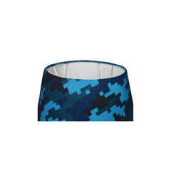 Empire Pixie Lampshade - Blue Pixel Pattern Fabric Lampshade for Table & Bedside Lamps - Rhaa