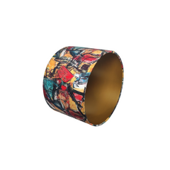 Modern Art Abstract Pendant Lamp - Handcrafted Cotton Hanging Lampshade, Designer Home Lighting - Rhaa