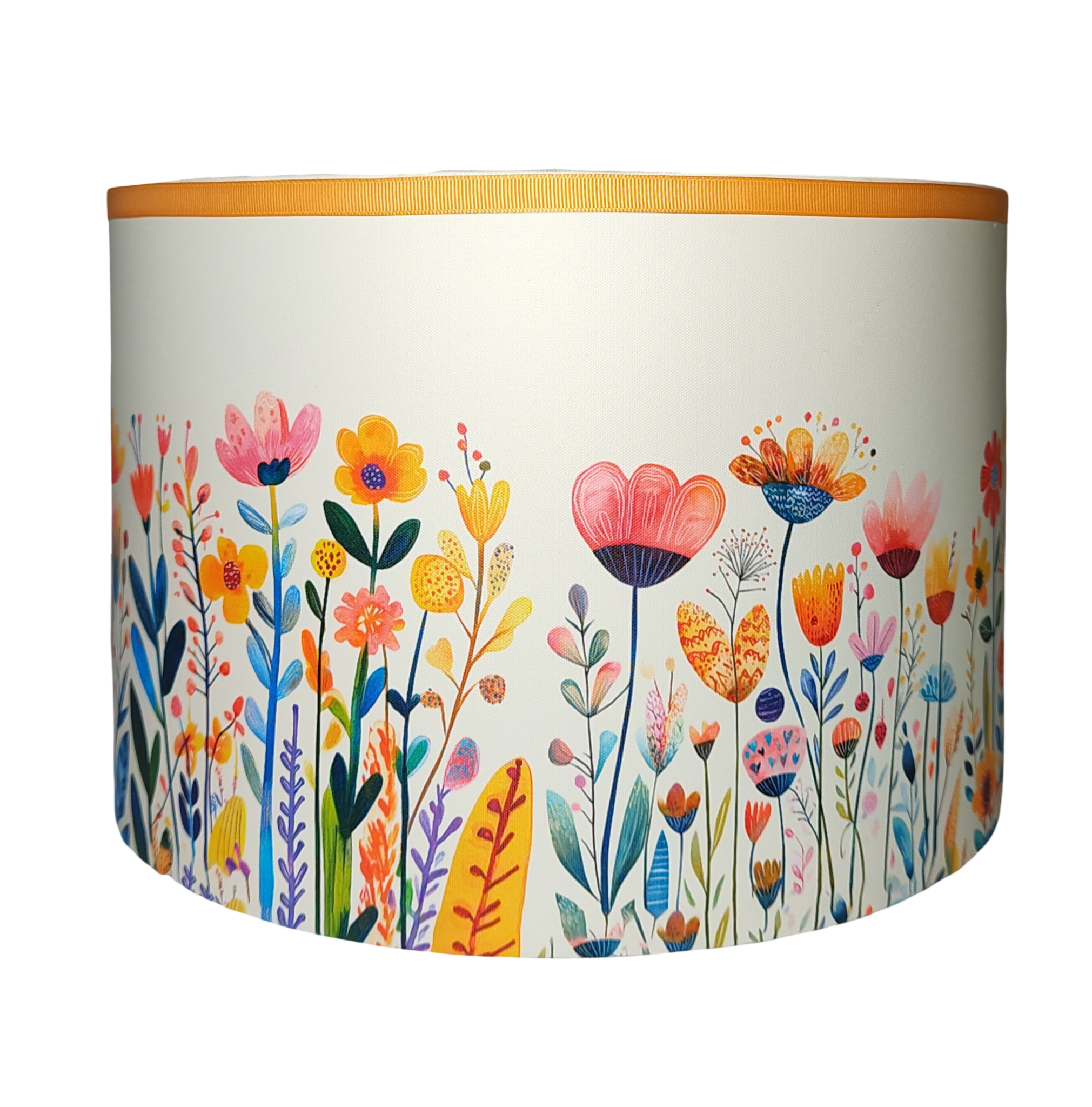 SunKiss Lampshade – Floral Designer Lampshade for Warm, Joyful Spaces - Rhaa - 