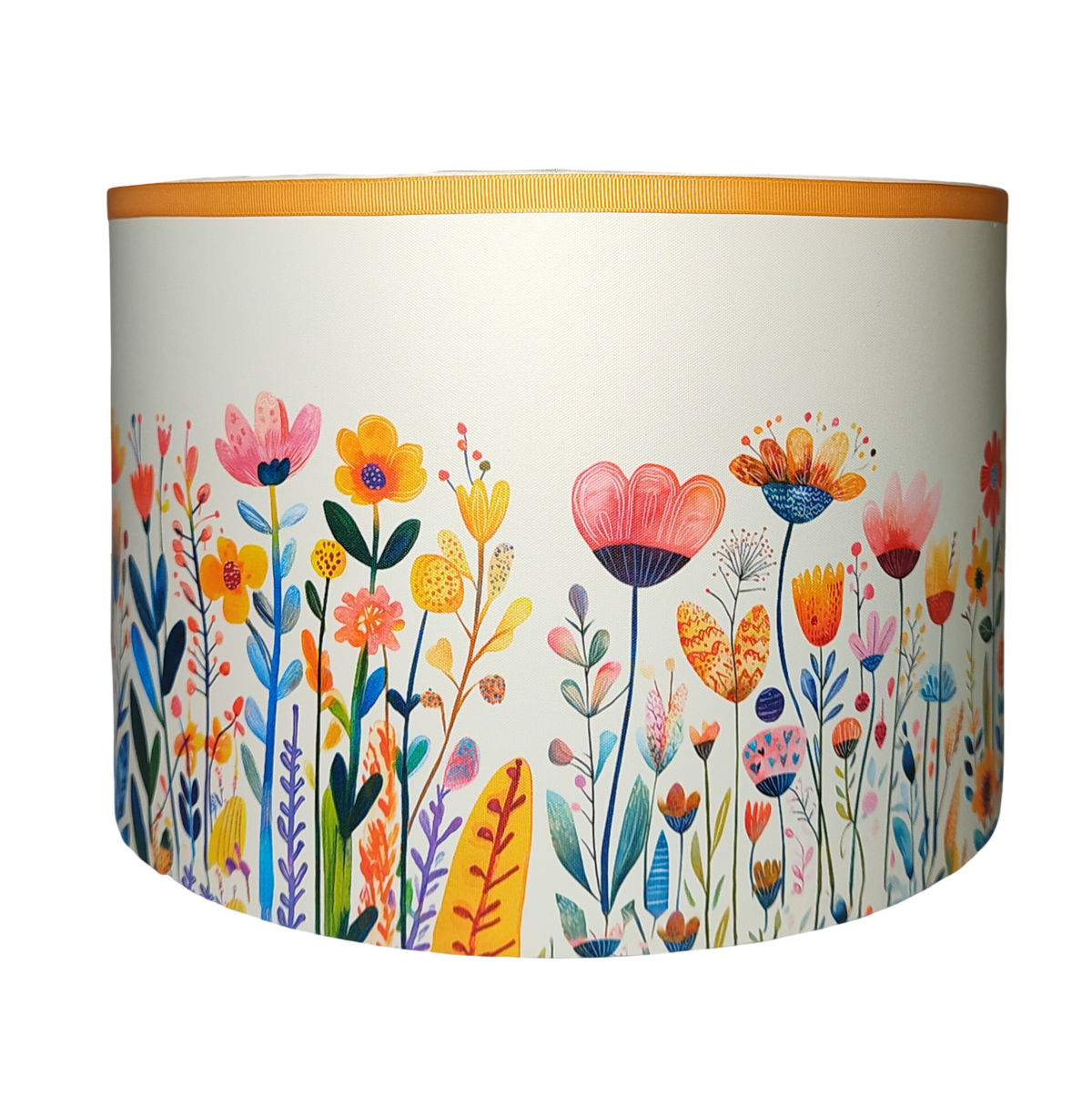 SunKiss Lampshade – Floral Designer Lampshade for Warm, Joyful Spaces - Rhaa - 