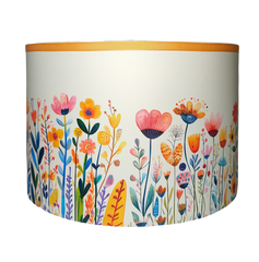 SunKiss Lampshade – Floral Designer Lampshade for Warm, Joyful Spaces - Rhaa - 