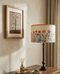 SunKiss Lampshade – Floral Designer Lampshade for Warm, Joyful Spaces - Rhaa - 